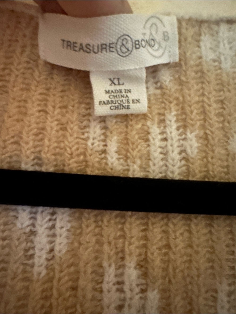 Treasure & Bond Nordstrom Women’s Animal Print V-neck long cardigan XL - Picture 4 of 9
